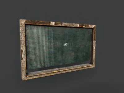 Window-OldReception-Version 01 Low-poly 3D model