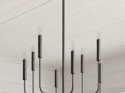 Kaymarie Light Chandelier 3D model