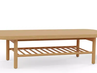 IKEA coffee table Listerby 3D model