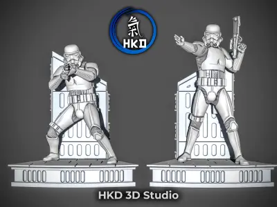 Storm Trooper Fanart - Star Wars 3D print model