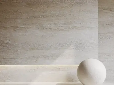 Travertine 6 marble sphere Texture