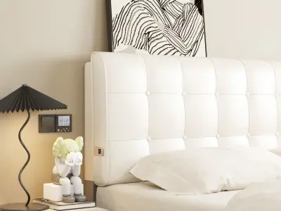 Modern Master Bedroom 3D model