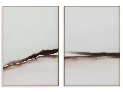 Abstract Painting Frame set 3D model 895