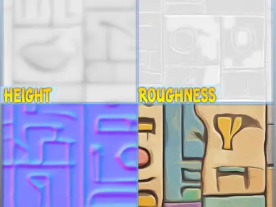  Stylized Ornaments Seamless Texture Texture