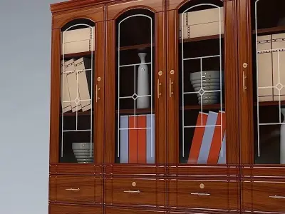 Breakfront Cabinet 3D model