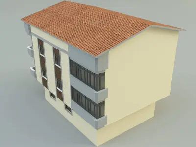 Ornate building 3d model 4 3D model