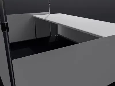 Marketing tent 01 3D model