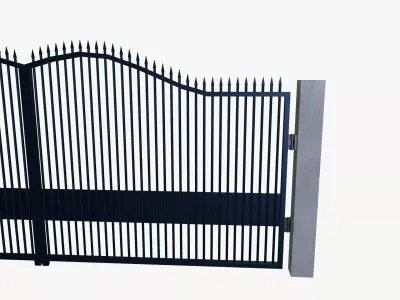 Factory Gate 3D model
