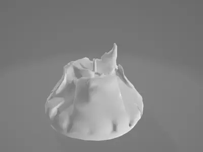candle Free 3D model 2
