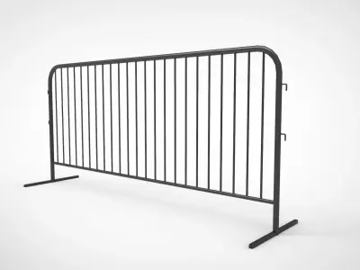 road barrier type steel 3D model