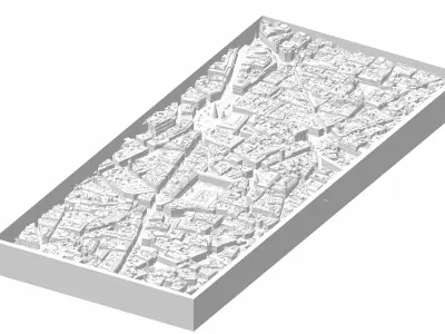 Madrid City Center 3D model