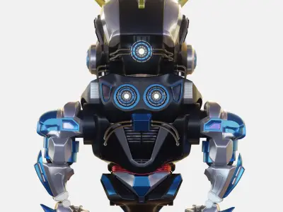 Robot Character 01 - Scifi Edition 3D model