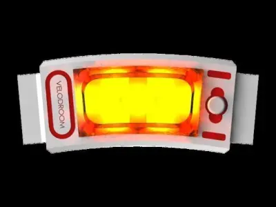 Woog orange led light Free 3D model