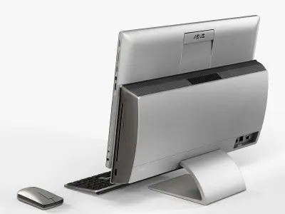 Asus Transformer AiO all-in-one PC Low-poly 3D model
