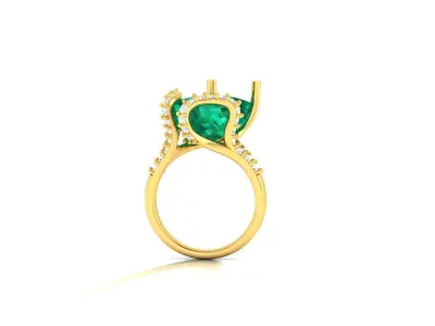 Women Ring  Render 3dm STL OBJ FBX Details 3D print model 241