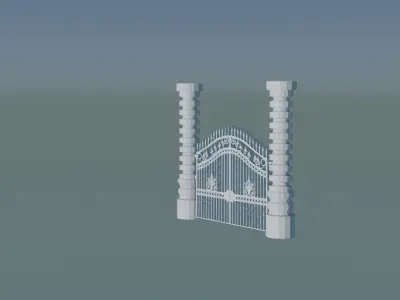 Entrance Gate 3D print model