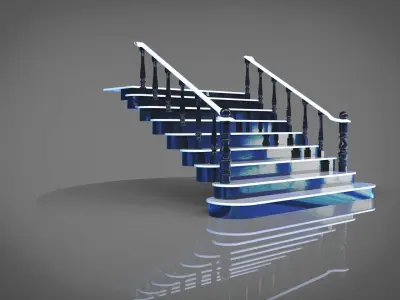 Classic stairs  3D model
