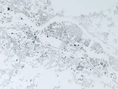 Dresden Streets and Buildings 3D model