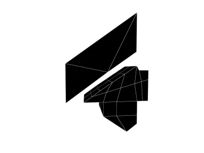 Sci-Fi Number 4 v1 009 Low-poly 3D model