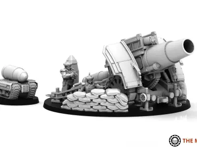 Exalted Scions - Heavy Fire Team 3D print model