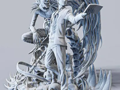 DEATH NOTE-DIORAMA  3D print model