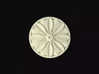 rosette dekor 3D model purchase