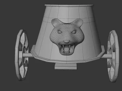 Bronze Chariot 3D model