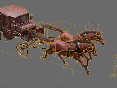 Carriage with Horses 