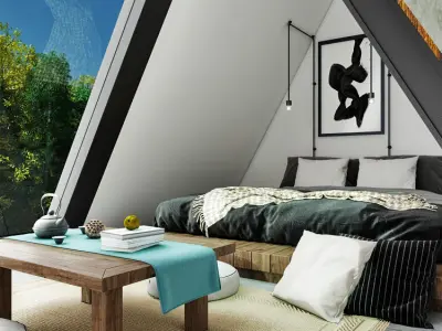Cabin Triangle 3D model