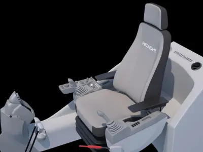 Excavator Hitachi Zaxis ZX180 LC 3D model