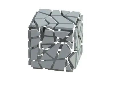 Sci Fi Object No 6111 Low Poly Texture