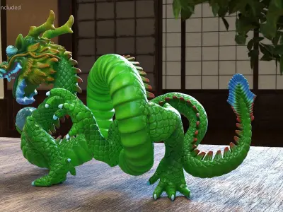  Colorful Traditional Chinese Dragons Collection 