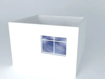 ewigeorkut cube with window Free 3D model