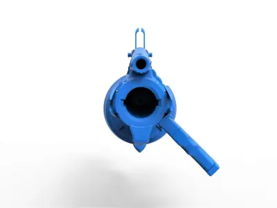 Gun of Baptiste Talon from the game Overwatch 3D print model