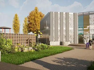 Revit Primary School and Kindergarten 3D model