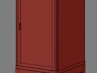 Refrigerated display case Frosty 3D model