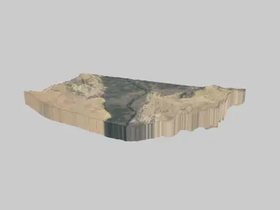 CAIRO City Low-poly 3D model