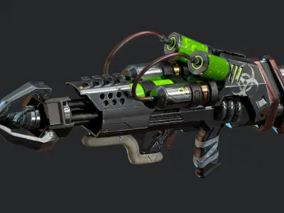 Next generation biological weapons Low-poly 3D model