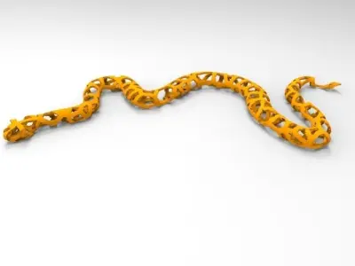 Voronoi Snake 3D print model