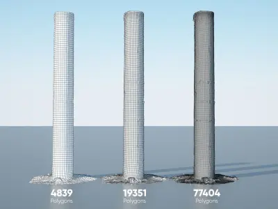 Utility Pole 3D model