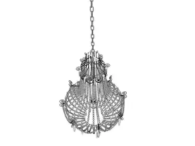 The Mud Chandelier 3D model