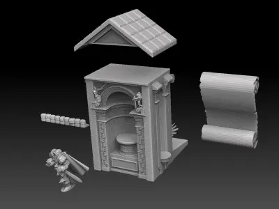 Miniature Display Case Royalty Free Version 3D print model