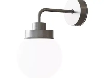 FRIHULT FRIHULT Wall lamp stainless steel color 3D model