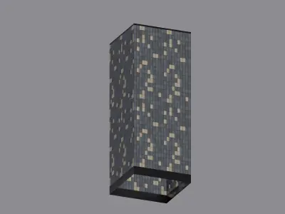Skyscraper Low-poly 3D model