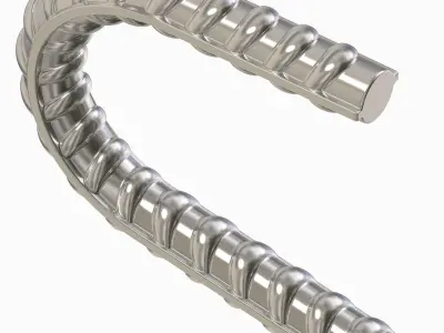 Bend TMT Bar 3D print model