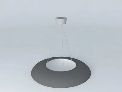 Lamp circular pendant light Free 3D model