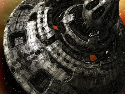 3DRT - Norad Space Station - Avantix Low-poly 3D model