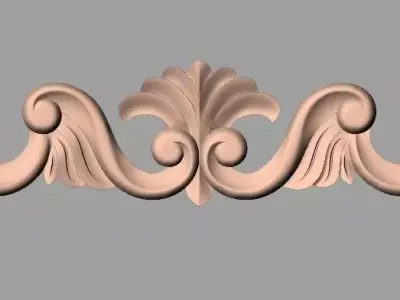3D carved model furniture 3D design used for artcam aspire E773 3D model