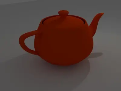 Teapot Low-poly 3D model