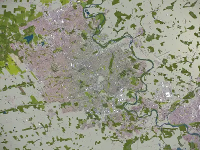 Kitchener Low-poly 3D model